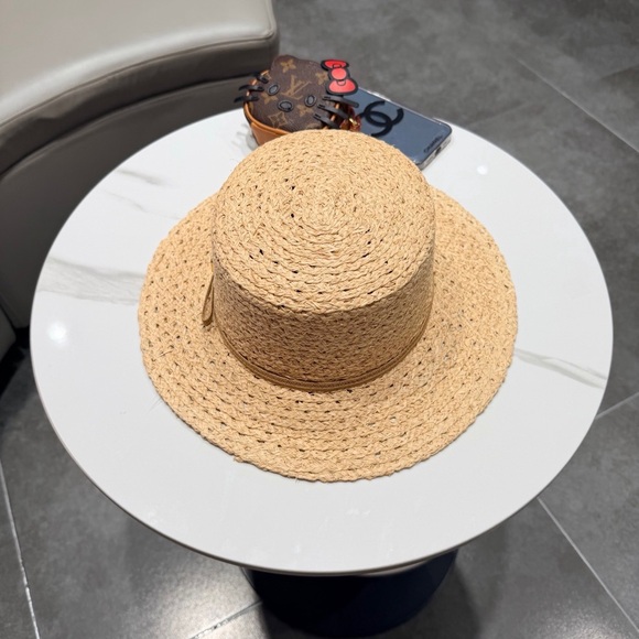 Loewe Brown Beach Straw Hat  With Logo main image 4